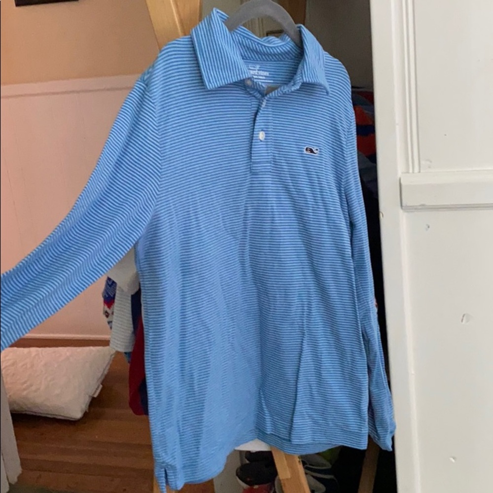 Vineyard vines boys long sleeve polo 8-10